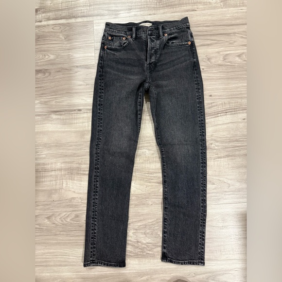 American Eagle Outfitters Black Straight Leg Jeans - Picture 1 of 8